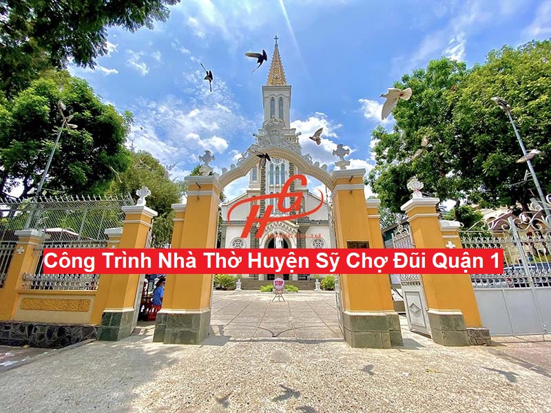 Cung cấp đá sân vườn Quận 1 Nhà Thờ Huyện Sỹ Chợ Đũi